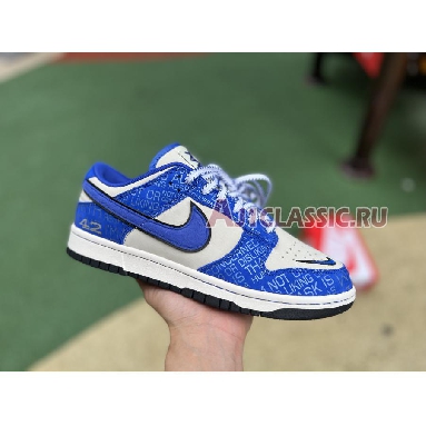 Nike Dunk Low Jackie Robinson DV2122-400 Racer Blue/Racer Blue/Coconut Sneakers