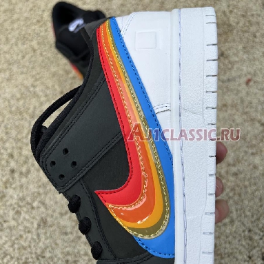 Polaroid x Nike SB Dunk Low DH7722-001 Black/White/Yellow/Red/Blue Sneakers