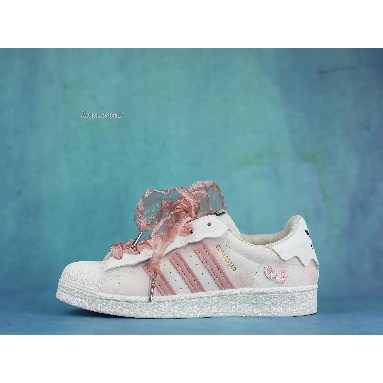 Adidas Originals Superstar Steamed Milk/Lace GW4441 Pink/White Sneakers