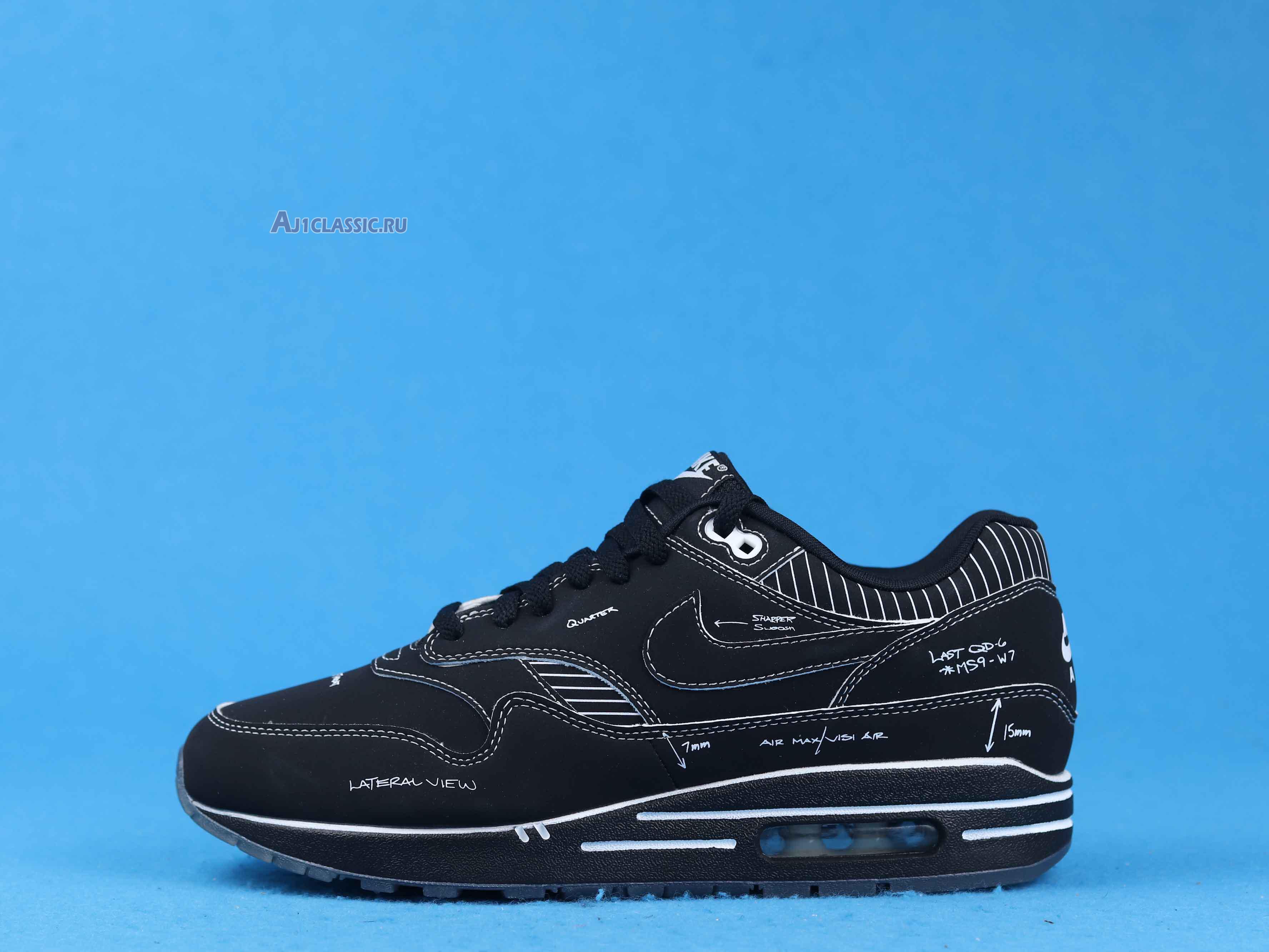 Nike Air Max 1 Sketch To Shelf - Black CJ4286-001 Black/White Sneakers
