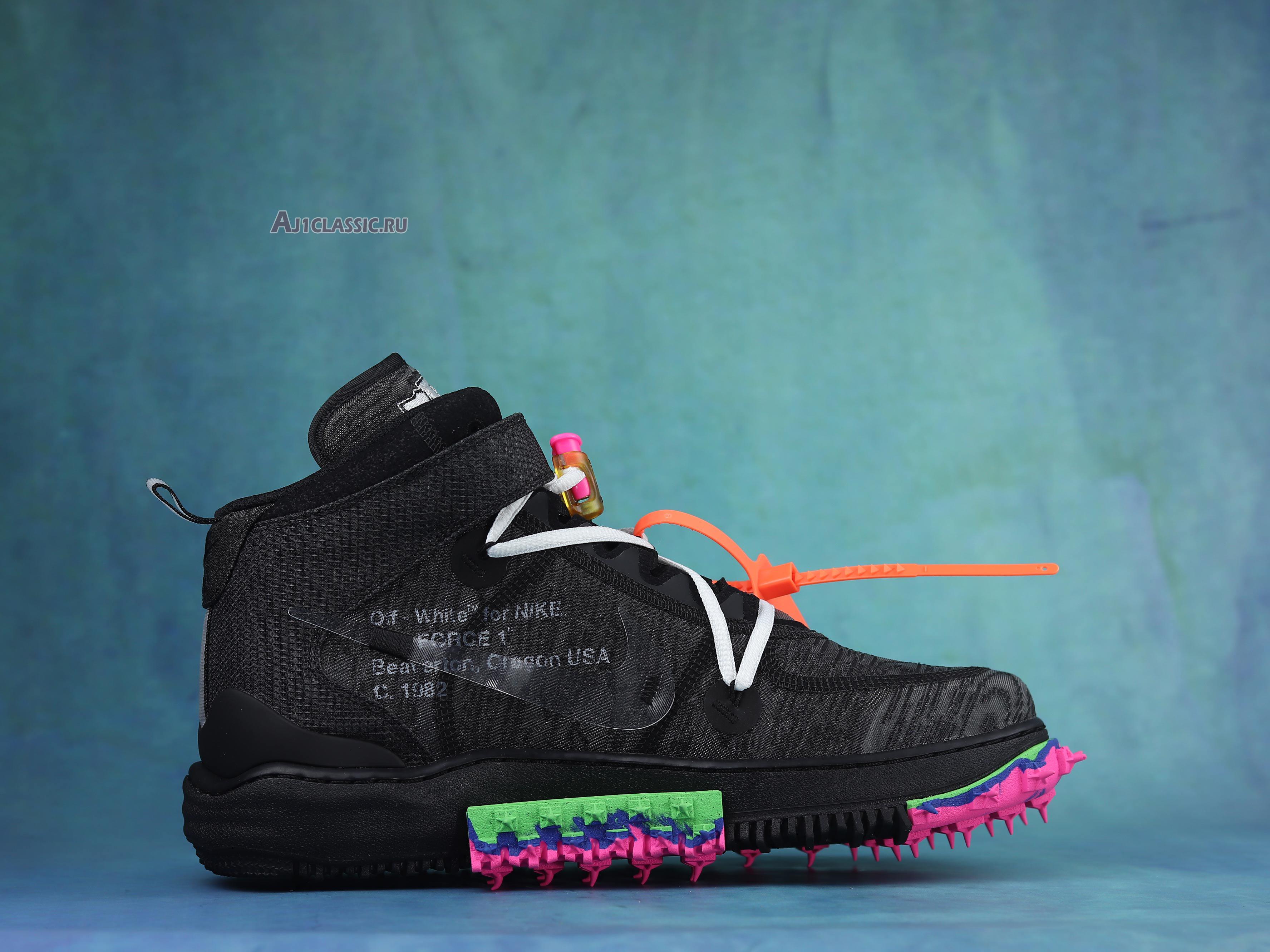 Off-White x Nike Air Force 1 Mid "Black" DO6290-001