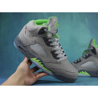 Air Jordan 5 Retro Green Bean 2022 DM9014-003 Silver/Green Bean/Flint Grey Sneakers