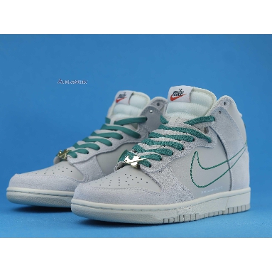 Nike Dunk High SE GS First Use Pack - Green Noise DD0733-001 Light Bone/Green Noise Sneakers