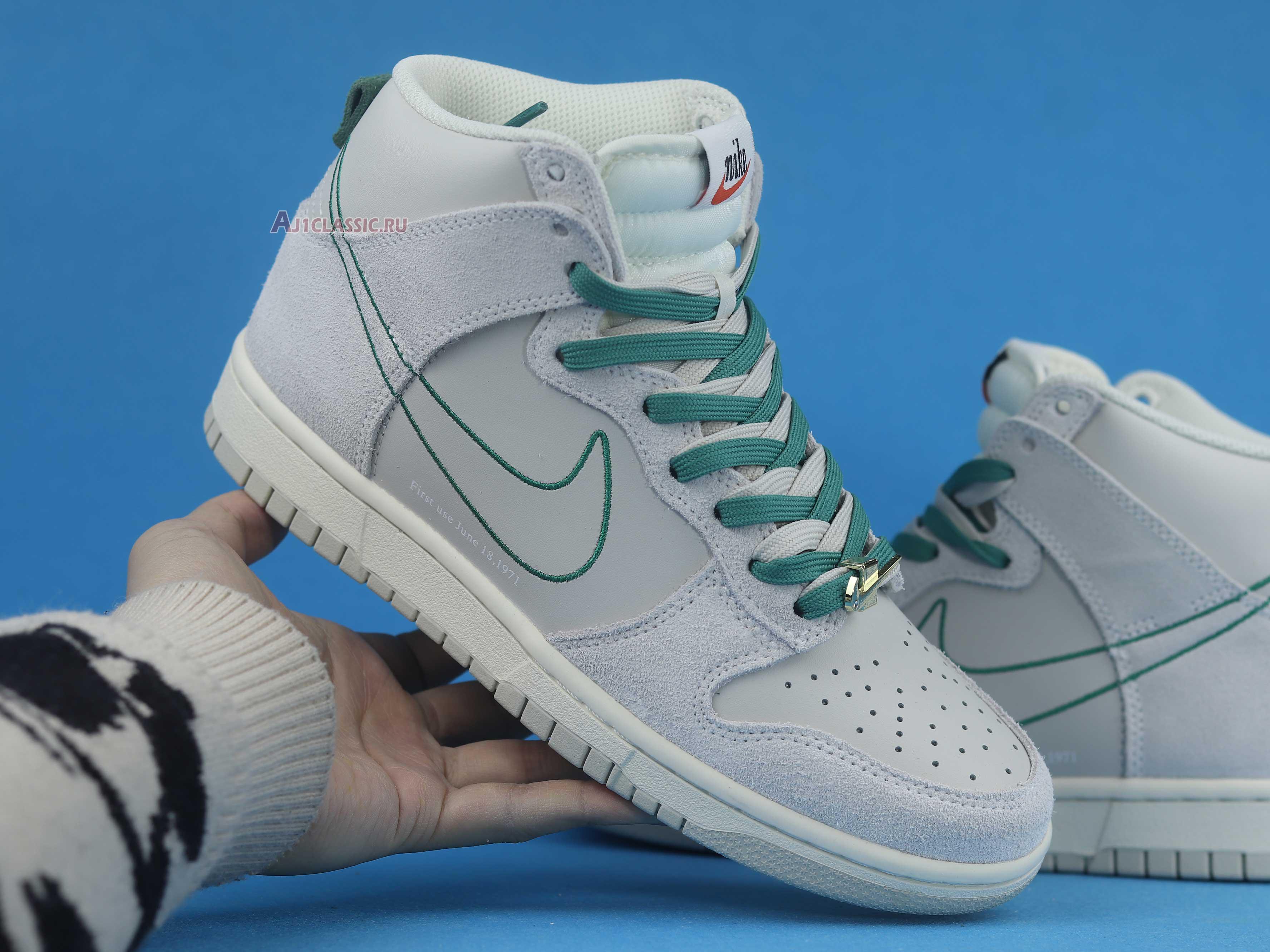 Nike Dunk High SE GS "First Use Pack - Green Noise" DD0733-001