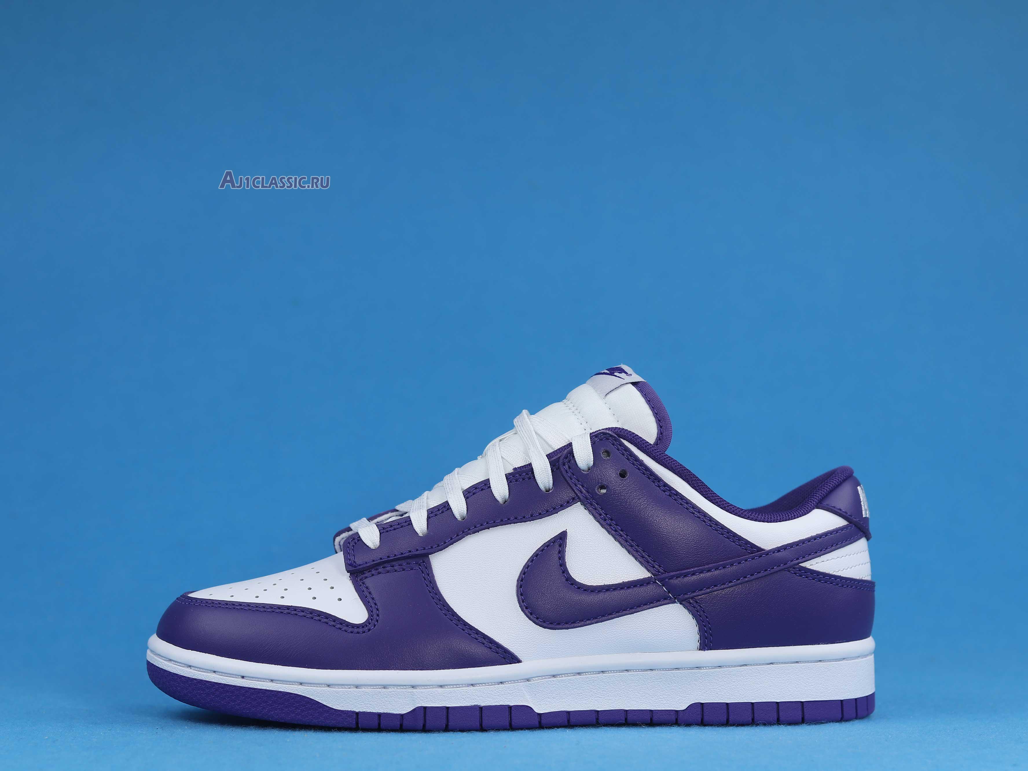 Nike Dunk Low Championship Purple DD1391-104 White/Court Purple Sneakers