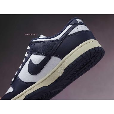 Nike Dunk Low Vintage Navy DD1503-115 White/Midnight Navy Sneakers