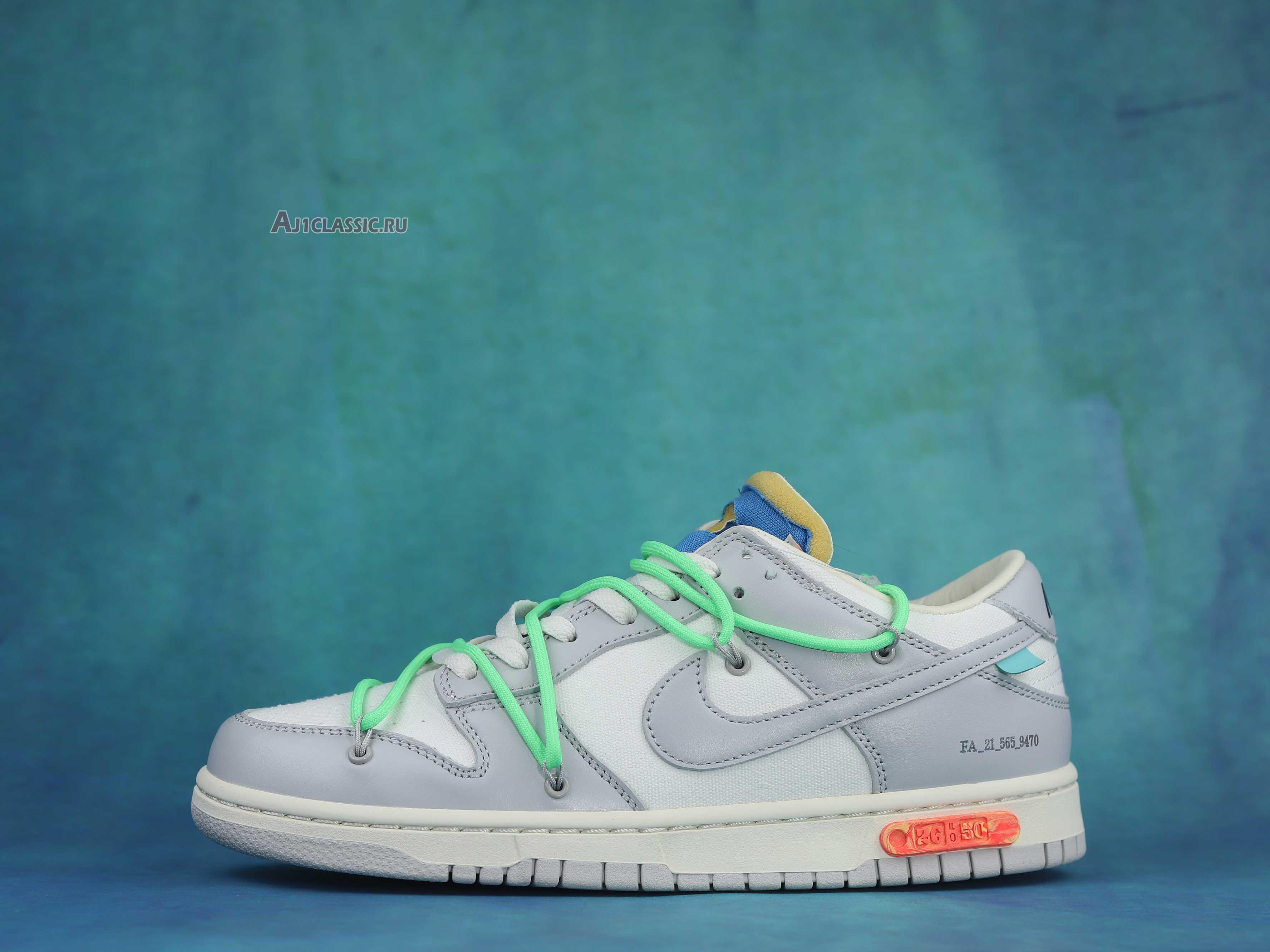 Off-White x Nike Dunk Low "Lot 26 of 50" DM1602-116