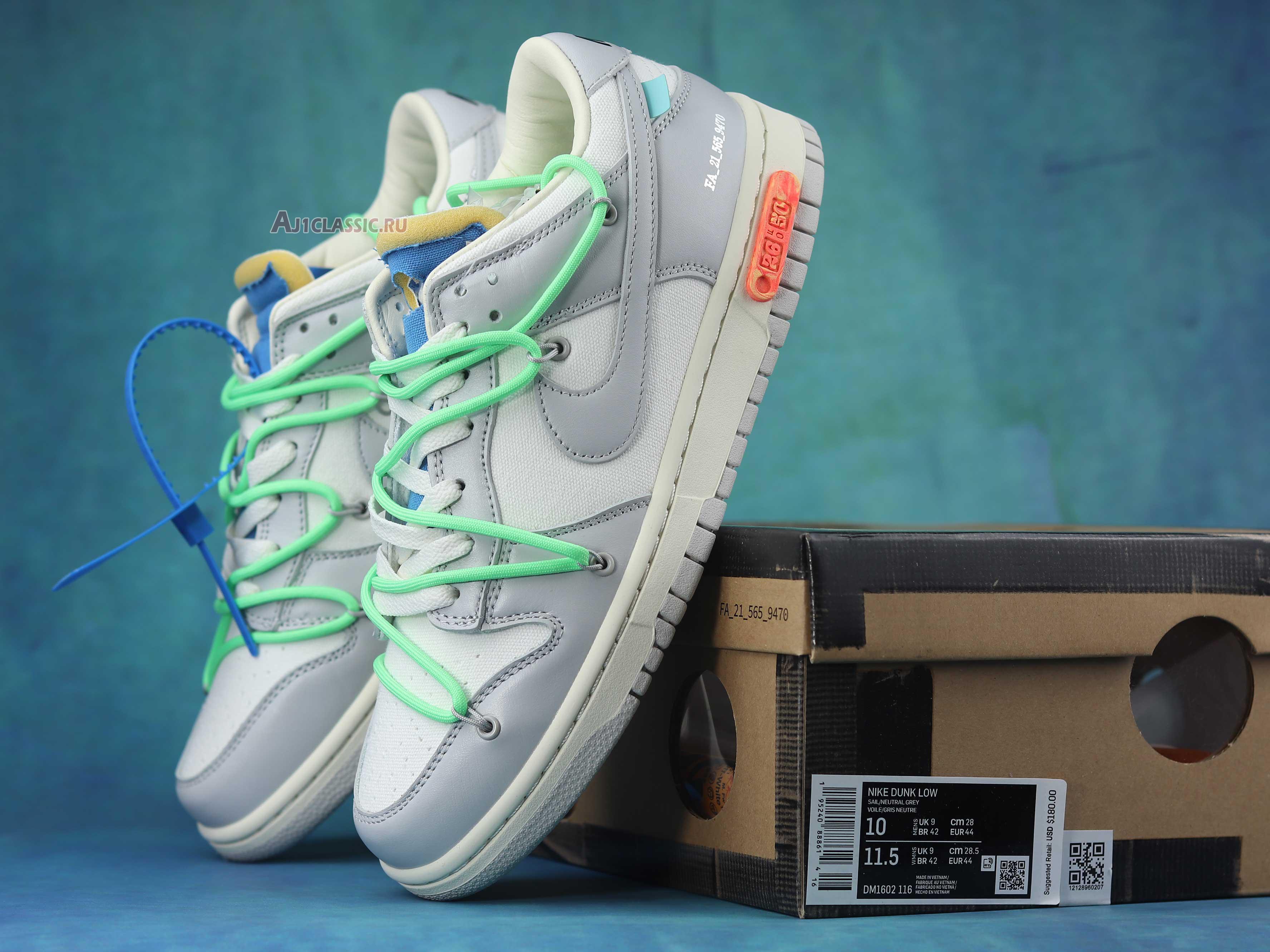 Off-White x Nike Dunk Low "Lot 26 of 50" DM1602-116