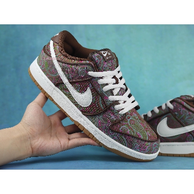 Nike Dunk Low Pro Premium SB Paisley DH7534-200 Multi-Color/Cacao Wow-Summit White Sneakers