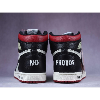 Air Jordan 1 Retro High OG NRG Not For Resale 861428-106-02 Sail/Black-Varsity Red Sneakers