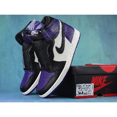 Air Jordan 1 Retro High OG Court Purple 555088-501-02 Court Purple/Sail-Black Sneakers