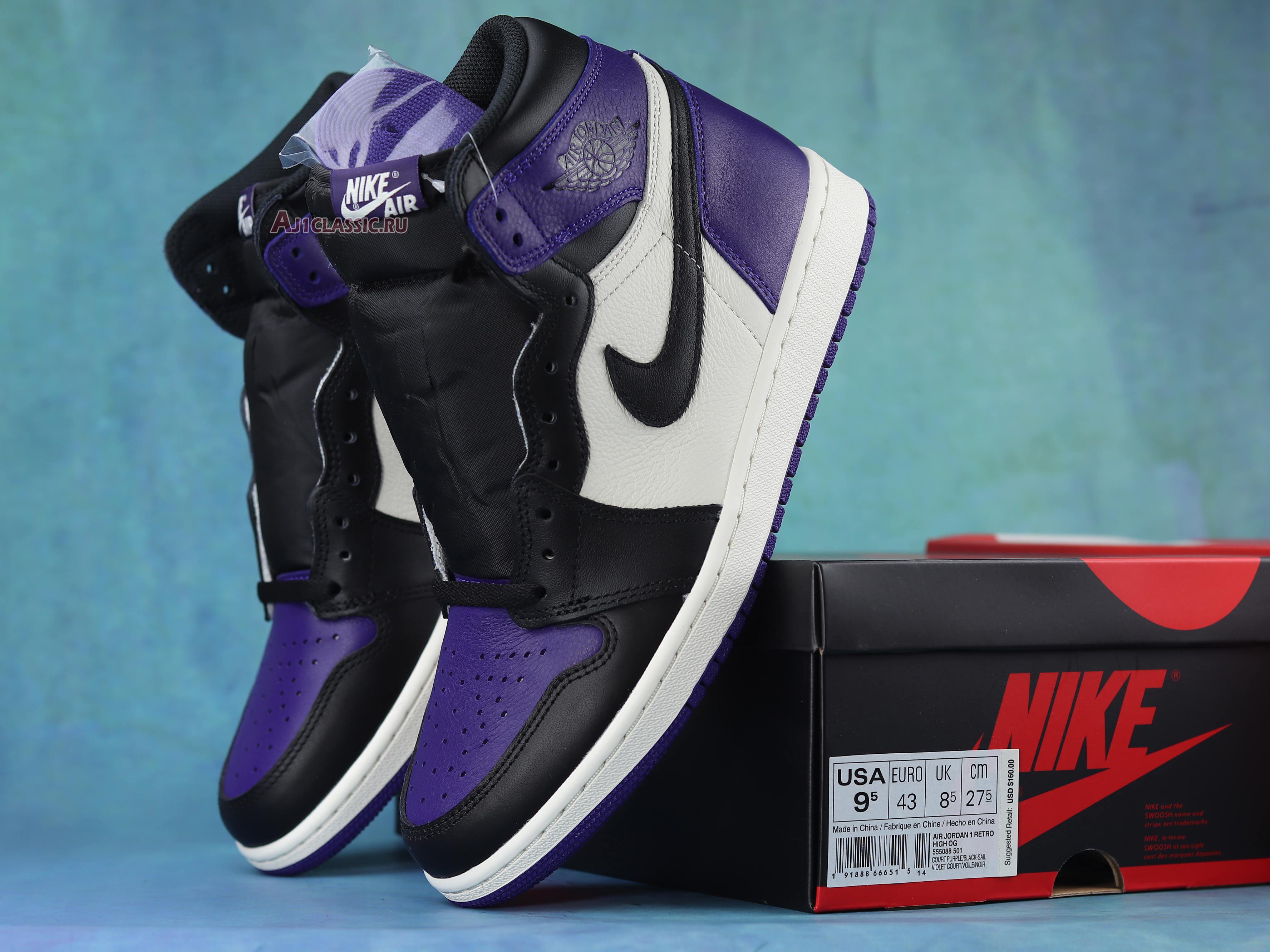 Air Jordan 1 Retro High OG "Court Purple" 555088-501-02
