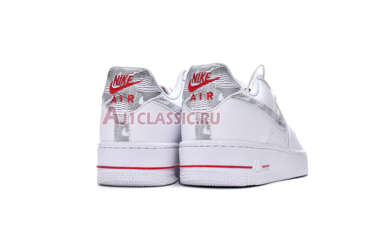 Nike Air Force 1 Low "Topography Pack - White University Red" DH3941-100