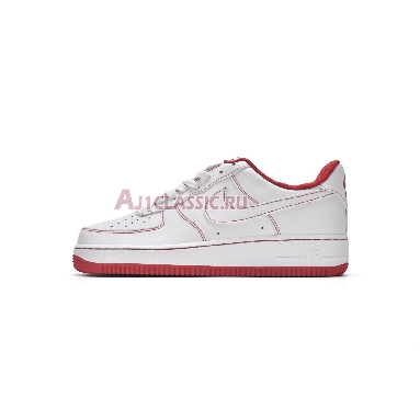 Nike Air Force 1 07 Contrast Stitch - White University Red CV1724-100 White/White-University Red Sneakers