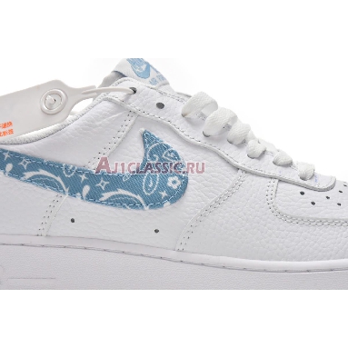 Nike Air Force 1 07 Essentials Blue Paisley DH4406-100 White/Worn Blue/White Sneakers