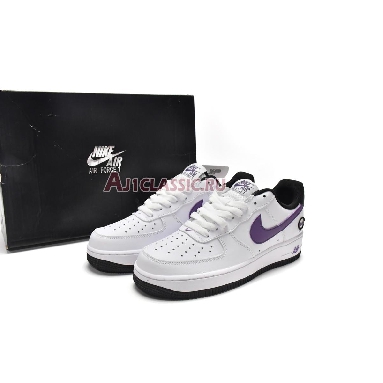Nike Air Force 1 07 LV8 Hoops - White Canyon Purple DH7440-100 White/Canyon Purple-Black-White Sneakers