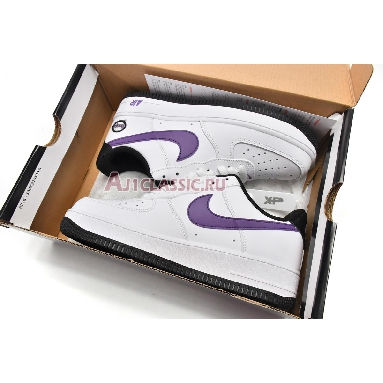 Nike Air Force 1 07 LV8 Hoops - White Canyon Purple DH7440-100 White/Canyon Purple-Black-White Sneakers