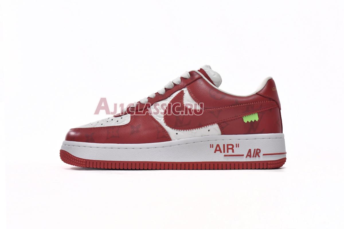 Louis Vuitton x Nike Air Force 1 Low "White Comet Red" MS0232