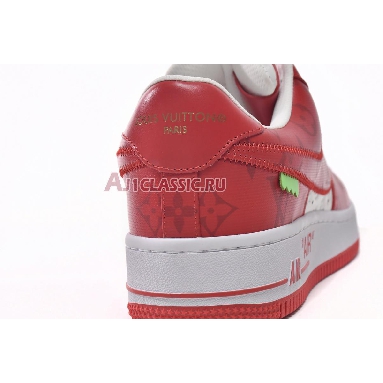 Louis Vuitton x Nike Air Force 1 Low White Comet Red MS0232 White/Comet Red Sneakers