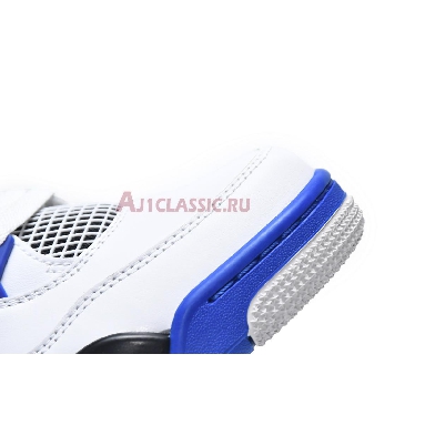Air Jordan 4 Retro Motorsports 308497-117 White/Game Royal-Black Sneakers