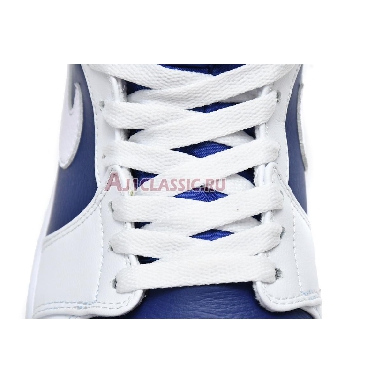Air Jordan 1 Mid White Deep Royal Blue 554724-131 White/Deep Royal Blue/Track Red/Laser Orange Sneakers