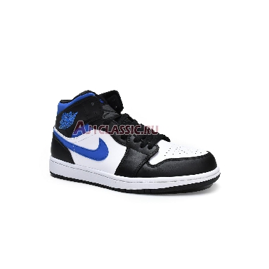 Air Jordan 1 Mid Racer Blue 554724-140 White/Black/Racer Blue Sneakers