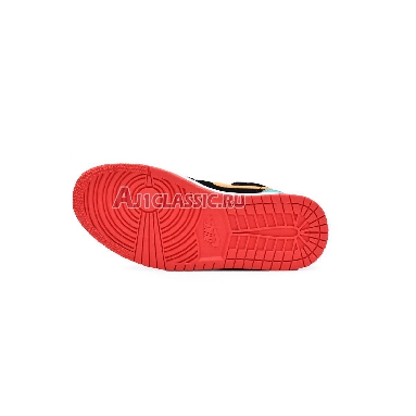 Air Jordan 1 Mid GS Candy 554725-083-02 Black/Total Orange Sneakers