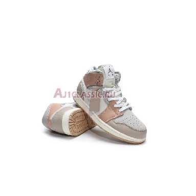 Air Jordan 1 Mid Milan CV3044-100-02 Sail/Light Bone/String/Shimmer Sneakers