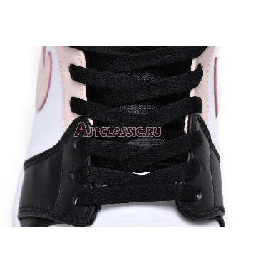 Air Jordan 1 Mid Crimson Tint 554724-133 White/Black/Arctic Orange Sneakers