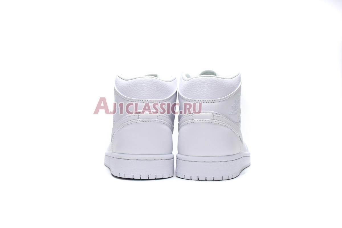 Air Jordan 1 Mid "Triple White" 554724-129