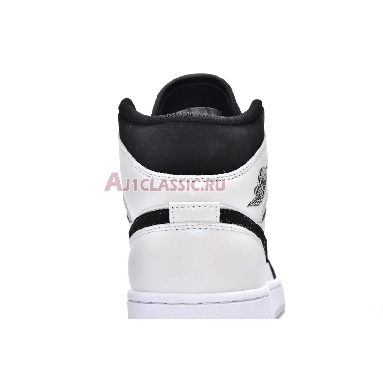 Air Jordan 1 Mid  SE Diamond DH6933-100 White/Black/Multi-Color Sneakers