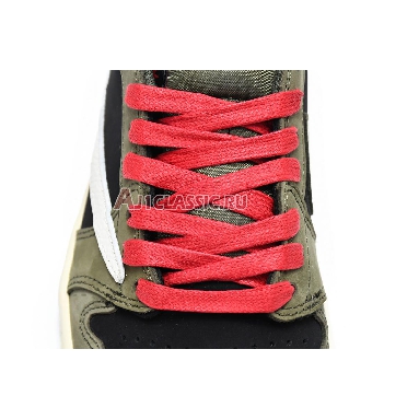 Travis Scott x Air Jordan 1 Low OG Olive Green DM7866-196 Olive Green/Black-White/Orange Sneakers