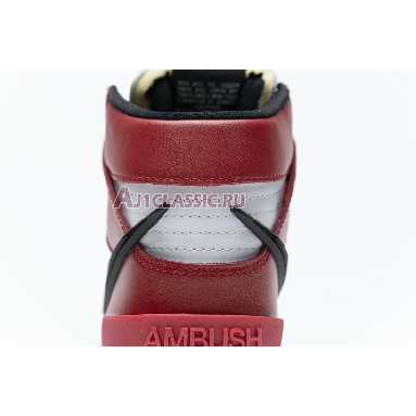 Ambush x Nike Dunk High Chicago CU7544-102 Varsity Red/White-Varsity Red-Black Sneakers