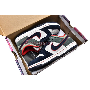 Otomo Katsuhiro x Nike SB Dunk Low Navy Green LF0039-004 Navy/Grey/Green/Red Sneakers