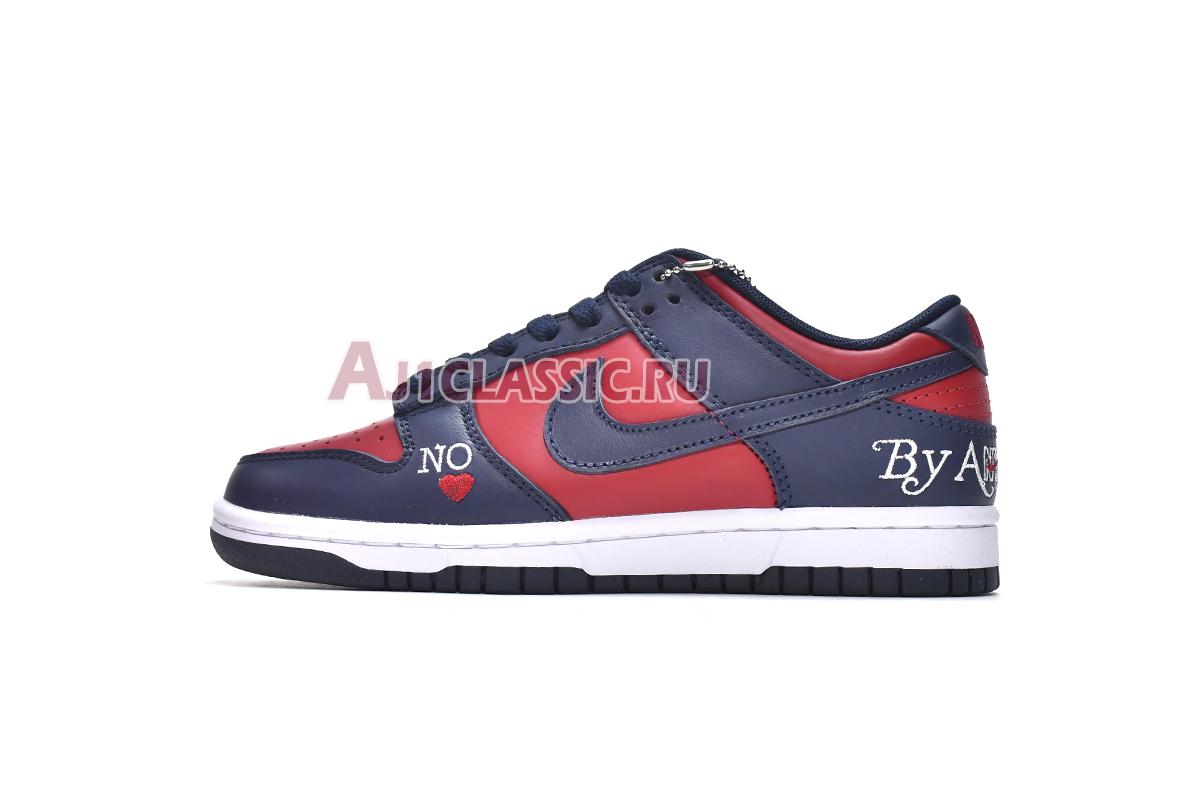 Supreme x Nike Dunk Low SB "By Any Means - Red Navy" DO7412-982