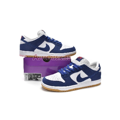 Nike Dunk Low SB Los Angeles Dodgers DO9395-400 Deep Royal Blue/White/Sport Red/Gum Light Brown Sneakers