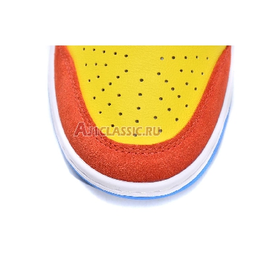 Nike SB Dunk Low Bart Simpson BQ6817-602-02 Habanero Red/White-Blue Hero Sneakers
