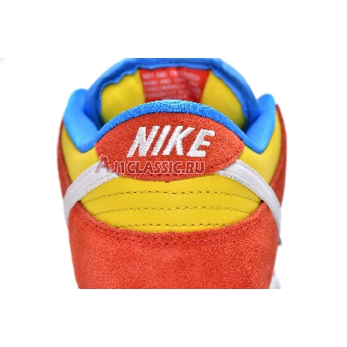 Nike SB Dunk Low Bart Simpson BQ6817-602-02 Habanero Red/White-Blue Hero Sneakers