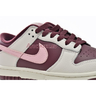 Nike Dunk Low Valentines Day DR9705-100 Pale Ivory/Medium Soft Pink-Night Maroon Sneakers