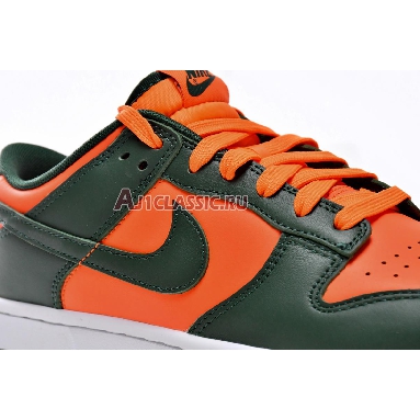 Nike Dunk Low Miami Hurricanes DD1391-300-02 Gorge Green/White/Total Orange/Gorge Green Sneakers