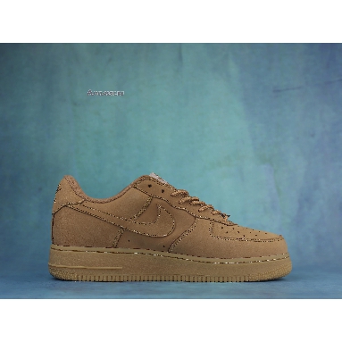 Supreme x Nike Air Force 1 Low SP Wheat DN1555-200 Flax/Flax/Gum Light Brown Sneakers