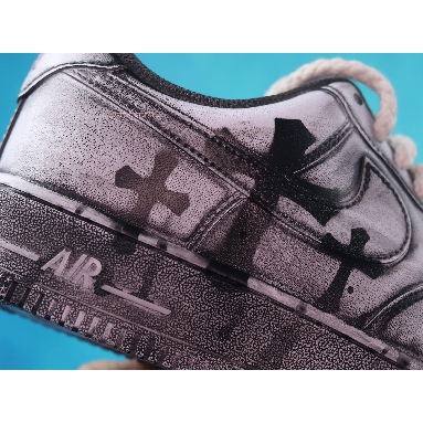Nike Air Force 1 07 Chrome Hearts CW2288-111-02 White/Black/Graffiti/Paint Splatter Sneakers
