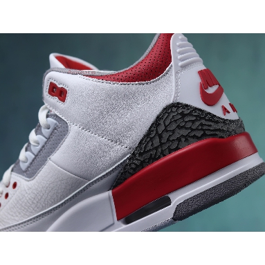 Air Jordan 3 Retro Fire Red 2022 DN3707-160 White/Fire Red/Cement Grey/Black Sneakers