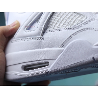 Air Jordan 4 Retro Pure Money 2017 308497-100-02 White/Metallic Silver-Pure Platinum Sneakers