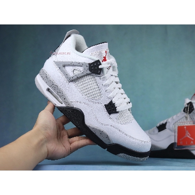 Air Jordan 4 Retro OG White Cement 2016 840606-192-02 White/Fire Red-Tech Grey-Black Sneakers