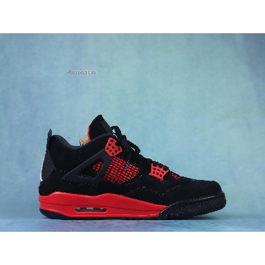Air Jordan 4 Retro Red Thunder CT8527-016-02 Black/Red Sneakers