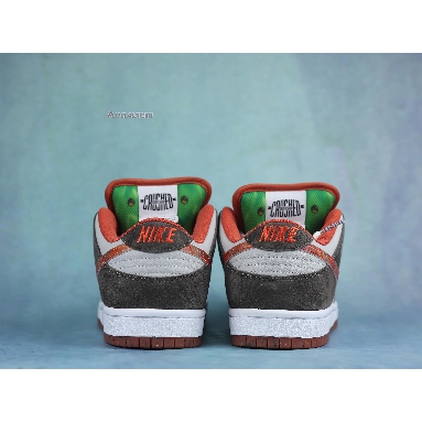 Crushed D.C. x Nike SB Dunk Low Golden Hour DH7782-001-02 Olive Grey/Mantra Orange-Rattan Sneakers