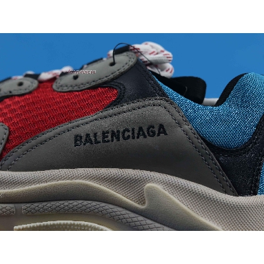 Balenciaga Triple S Sneaker Blue Red 2018 533883 W09O2 4365 Blue/Grey/Red/Black Sneakers