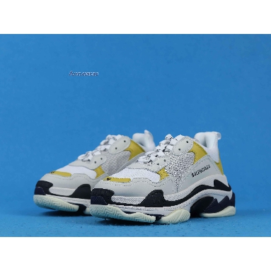 Balenciaga Triple S Sneaker White Yellow 2018 483513 W06E2 6890 White/Yellow/Grey/Black Sneakers