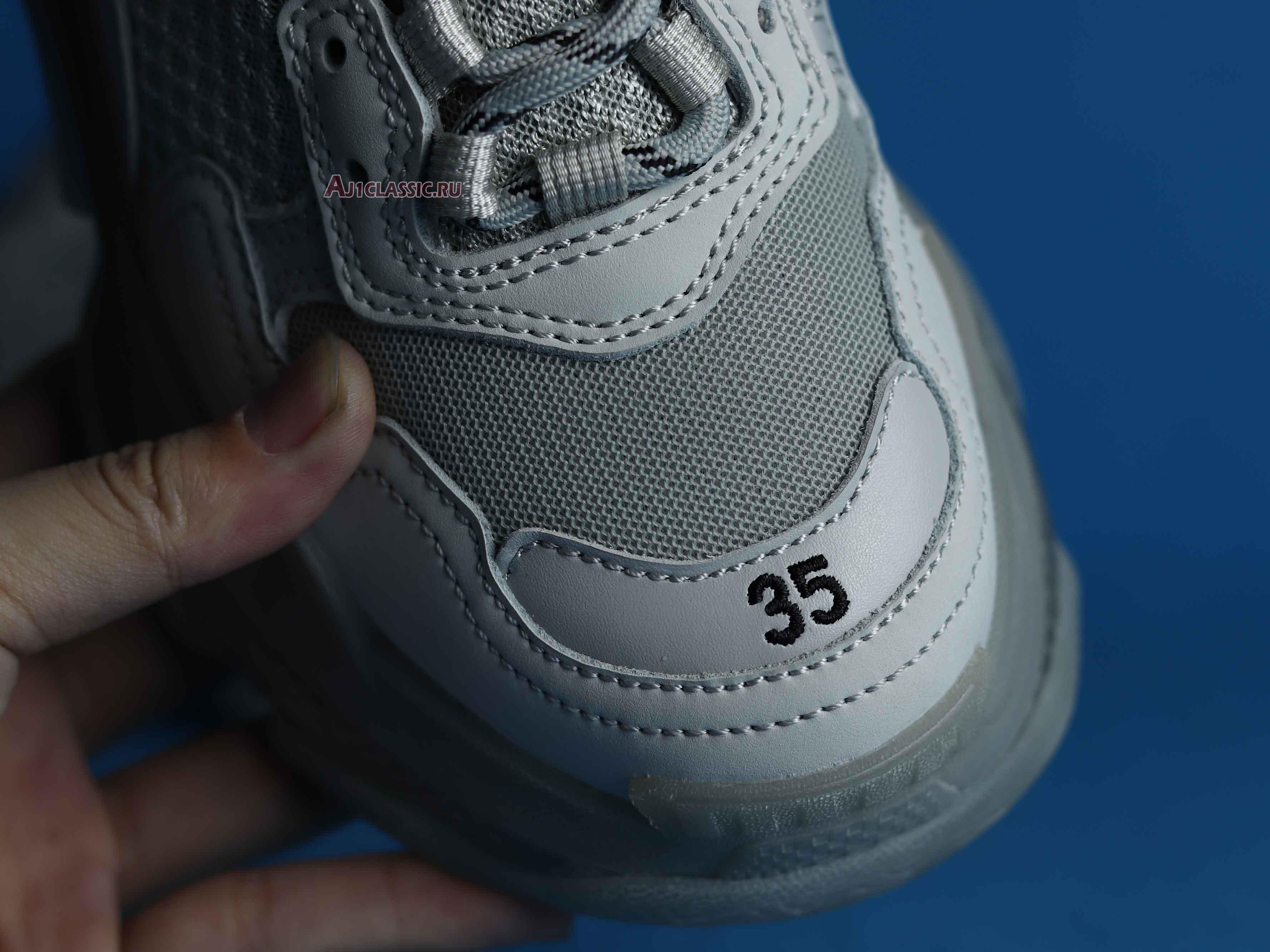 Balenciaga Triple S Sneaker "Pearl Grey Clear Sole" 541624 W0901 1705